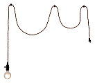 Zuo Modern Molly Ceiling Lamp, 2-1/4"W, Black