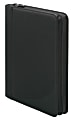 FORAY™ Faux Leather 3-Ring Padfolio With Calculator, Black 1 thumbnail image