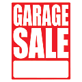 Cosco Sign Vinyl Decals, Garage Sale, 8 1/2" x 11", Pack Of 3 With Price Stickers 1 thumbnail image