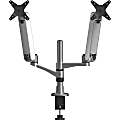 Kantek MA320 Mounting Arm for Monitor - Silver - TAA Compliant - 2 Display(s) Supported - 30" Screen Support - 1 Each