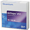 Quantum data cartridge, DLTtape VS1. Must order in multiples of 20 - DLT - 80GB (Native) / 160GB (Compressed)