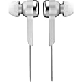 IQ Sound Digital Stereo Earphones - Stereo - Silver - Wired - Earbud - Binaural - In-ear - 4 ft Cable
