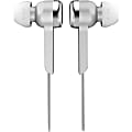 IQ Sound Digital Stereo Earphones - Stereo - Wired - Earbud - Binaural - In-ear - 4 ft Cable - Silver 1 thumbnail image