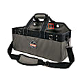 Ergodyne Arsenal 5844 Large Polyester Bucket Truck Tool Bag, 7-1/2”H x 18”W x 7-1/2”D, Gray