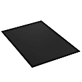 Partners Brand Plastic Corrugated Sheets, 24" x 36", Black, Pack Of 10