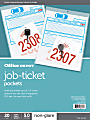 Office Depot® Brand Job Ticket Holders, 9" x 12", Clear, Non-Glare, Pack Of 20 1 thumbnail image