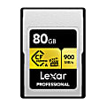 Lexar® GOLD Series Professional CFexpress Class 4 Type-A Compact Flash Memory Card, 80GB, LCAGOLD080G-RNENG 1 thumbnail image