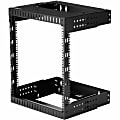 StarTech.com 12U Wallmount Server Rack- Equipment rack - 12 - 20 in. Depth - Mount your server or networking equipment to the wall, using this adjustable 12U open frame rack - Easy installation with mounting points positioned 12 and 16 in. apart to match