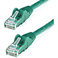 StarTech.com 125ft Green Cat6 Patch Cable with Snagless RJ45 Connectors - Long Ethernet Cable - 125ft Cat 6 UTP Cable - 1First End: 1 x RJ-45 Male Network - Second End: 1 x RJ-45 Male Network - Patch Cable - Gold Plated Connector - Green