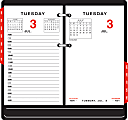 AT-A-GLANCE® 2-Color Desk Calendar Refill, 3 1/2" x 6", January to December 2016