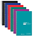 Office Depot® Wirebound Notebooks, 6" x 9-1/2", 3 Subjects, College Ruled, 150 Sheets, Assorted Colors, Pack Of 6 Notebooks 1 thumbnail image