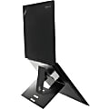 R-GO TOOLS PORTABLE LAPTOP STAND Adjustable Stand, Ergo, Black, TAA - 1" Height x 23.5" Width - Aluminum - Black
