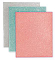 Divoga® 2-Pocket Paper Folder, Glitter Collection, 8 1/2" x 11", Letter Size, Multicolor, Pack Of 3 1 thumbnail image