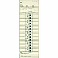 TOPS™ Weekly Time Clock Cards, 3-1/2" x 10-1/2", Manila, Box Of 500 Cards 1 thumbnail image