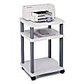Safco® Wave Deskside Printer Stand, Gray