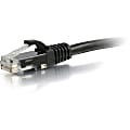 C2G 6in Cat5e Snagless Unshielded (UTP) Network Patch Ethernet Cable-Black, 00933 1 thumbnail image