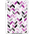OTM iPad Air White Glossy Case Ziggy Collection, Purple - For Apple iPad Air Tablet - Ziggy - White, Purple - Glossy