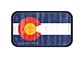 AmuseMints® Destination Mint Candy, Colorado Vintage Flag, 0.56 Oz, Pack Of 24
