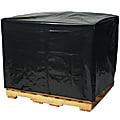 Partners Brand Opaque Pallet Covers, 68"H x 65"W x 82"D, Black, Roll Of 50 1 thumbnail image