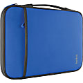 Belkin Carrying Case (Sleeve) for 11" Chromebook - Blue - Wear Resistant - Neopro Body - Fleece Interior Material - Handle - 8" Height x 12.6" Width x 0.8" Depth - 1 Each