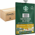 Starbucks Freshpack, Ground Veranda Coffee - Compatible with Flavia Aroma, Flavia Barista, FLAVIA Creation 600, Flavia Creation 500, Flavia Creation 200, Flavia Creation 150, Flavia Creation 300 - Light - 0.3 oz - Freshpack, Ground - Veranda Blend