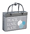 AmuseMints® Mint Candy Shopping Bag Tins, Peace Love & Joy, 0.68 Oz, Pack Of 24