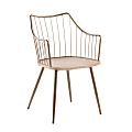 LumiSource Winston Chair, Antique Copper/White Washed 1 thumbnail image