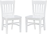 Linon Merrium Kids Chairs, White, Set Of 2 Chairs 1 thumbnail image