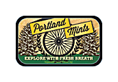 AmuseMints® Destination Mint Candy, Portland Bike Tire, 0.56 Oz, Pack Of 24