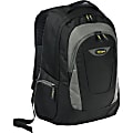 Targus Trek Laptop Backpack - Notebook carrying backpack - 16" - gray, black