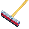 Boardwalk® Rubber General-Duty Squeegee, 8"W, Black/Red