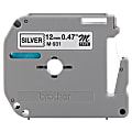 Brother® M-931 Black-On-Silver Tape, 0.5" x 26.2' 1 thumbnail image