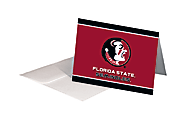 Markings by C.R. Gibson® Note Cards, 4" x 5 1/2", Florida State Seminoles, Pack Of 12