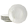 Martha Stewart Dessert Plate Set, 8-1/2”, Off-White