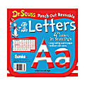Eureka® Dr. Seuss™ Reusable Punch Out Deco Letters, 4", 217 Pieces