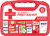 Johnson & Johnson All-Purpose Portable Compact Emergency First Aid Kit, 160 pieces 1 thumbnail image