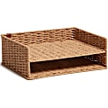 U Brands Woven Paper Tray - Sturdy - Brown - 1 Each