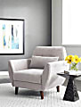 Serta® Artesia Collection Arm Chair, Ivory/Chestnut 1 thumbnail image