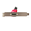 StarTech.com 1 Port SATA to eSATA Slot Plate Bracket - Serial ATA internal to external panel - 7 pin Serial ATA - ESATAPLATE1 1 thumbnail image