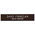 Custom Plastic Engraved Wall Sign, 2" x 10"