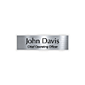 Custom Create Your Own Engraved Plastic Wall Sign & Name Plate, Square Or Round Corner, 2" x 8" 1 thumbnail image