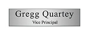 Custom Plastic Engraved Wall Sign, 2" x 8" 1 thumbnail image