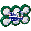 Tape Logic® Carton-Sealing Tape, 3" Core, 2" x 110 Yd., Green, Pack Of 6 1 thumbnail image