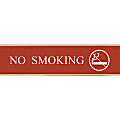 Custom Engraved Plastic Wall Signs With Slide-in Metal Flush Wall Mount, 2" x 10" 1 thumbnail image