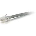 C2G-1ft Cat5e Non-Booted Unshielded (UTP) Network Patch Cable - Gray - Category 5e for Network Device - RJ-45 Male - RJ-45 Male - 1ft - Gray 1 thumbnail image