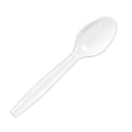 Highmark® Plastic Utensils, Medium-Size Spoons, White, Box Of 1,000 Spoons