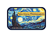 AmuseMints® Sugar-Free Mints, Van Gogh Starry Night, 0.56 Oz, Pack Of 24