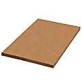 Partners Brand Corrugated Sheets, 24" x 16", Kraft, Pack Of 50