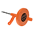 DrainX® Plumbing Snake Drain Auger, 16’, Orange 1 thumbnail image
