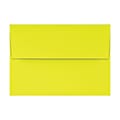 LUX Invitation Envelopes, A1, Peel & Press Closure, Citrus, Pack Of 50